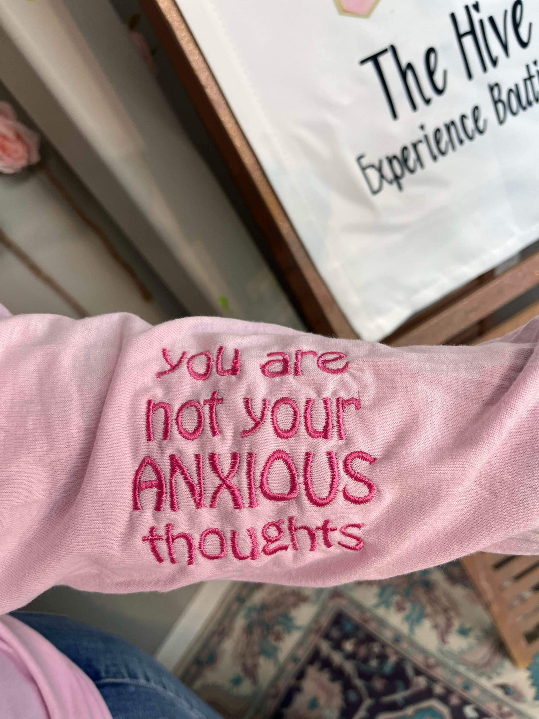 Embroidered Anxiety Long Sleeeve